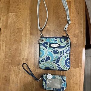 Spartina 449 Daufuskie Island Paisley Crossbody and coin purse